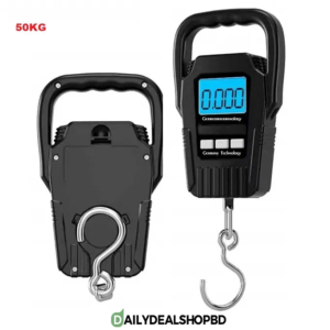 Digital Hanging Scale ( ডিজিটাল হ্যাকিং স্কেল  ) - ক্যাপাসিটি: 100g – 50kg - দোকান/গুদাম/কুরিয়ার/ফল-সবজি/মাছ-মাংস—সব কাজে পারফেক্ট 🔥 - Premium Series