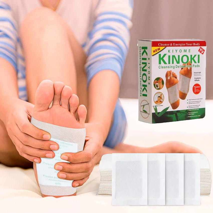 Kinoki Cleansing Detox Foot Pads - (১ প্যাকেট=১০ পিস)